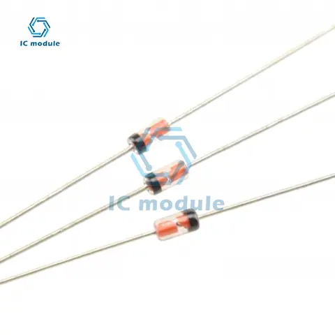 1N34A DO-7 DO-35 DIODO DE GERMANIO 1N34 IN34A para Radio AM/FM TV Estéreo