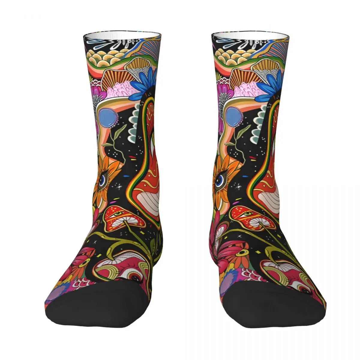 Miracle Mushroom Sock Printed Man Polyester