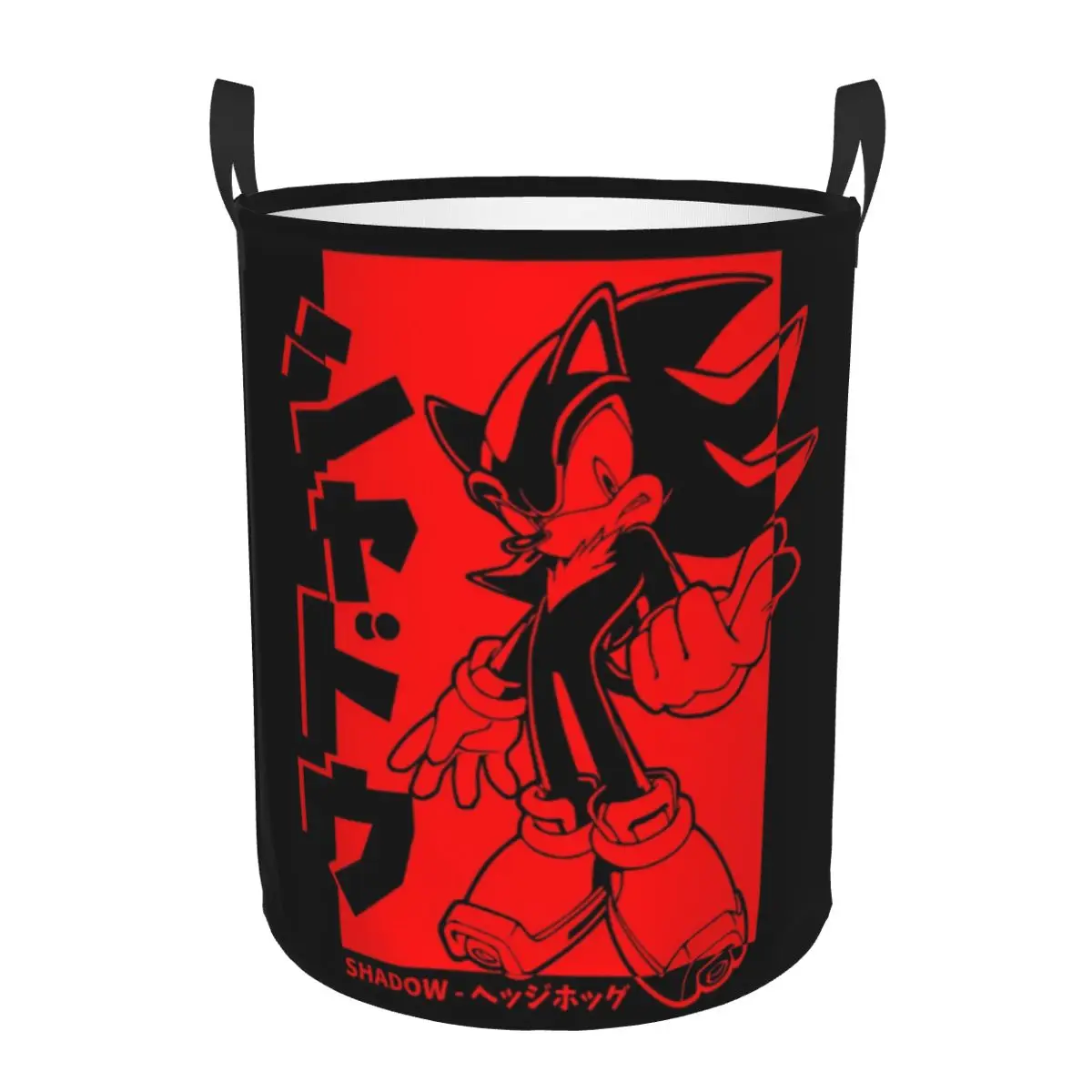 Japanese Shadow The Hedgehog Foldable Laundry Baskets Dirty Clothes Home Organizer Large Waterproof Box For Home Kids
