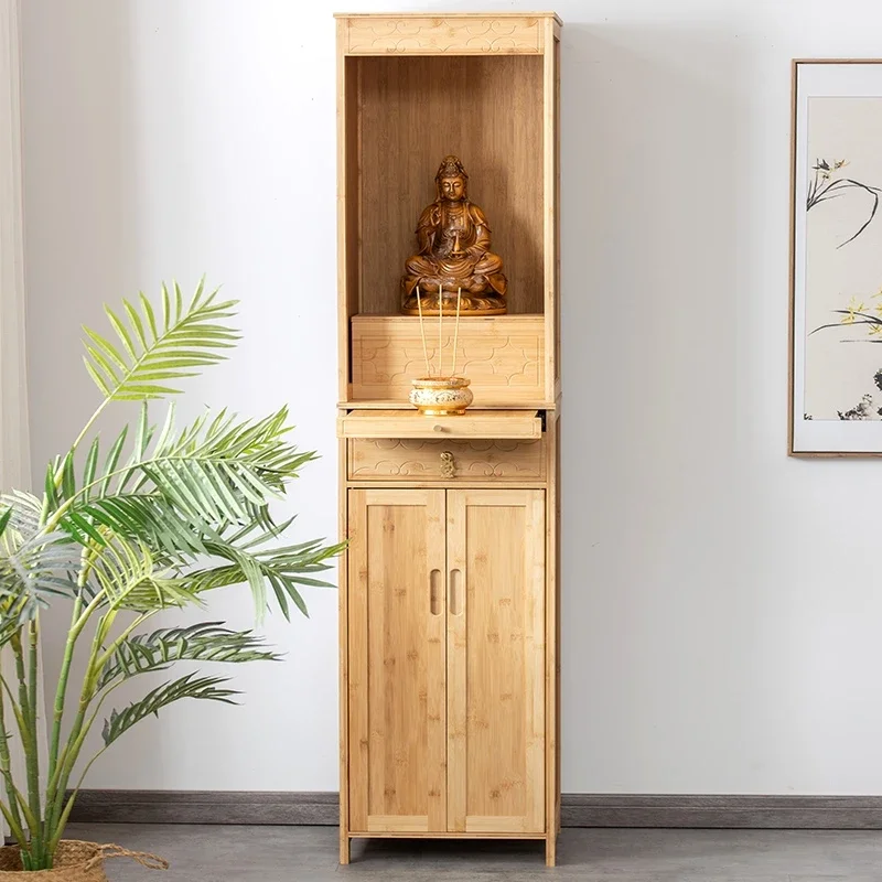 nuovo armadio domestico cinese da tavolo alto Buddha, dedicato all'armadio con statua del Buddha Guanyin