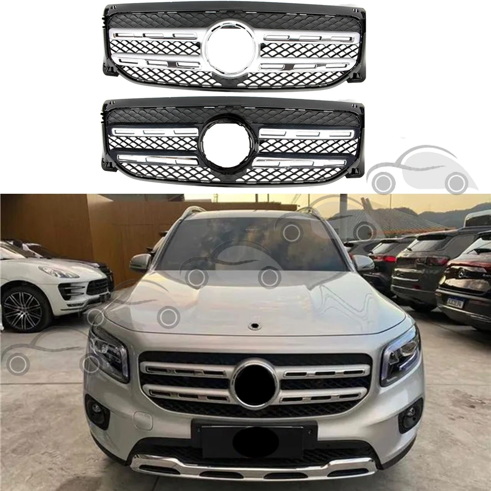 Front Bumper Upper Billet OEM Grilles Cover For Mercedes-Benz X247 GLB-Class GLB200 250 2020-2023