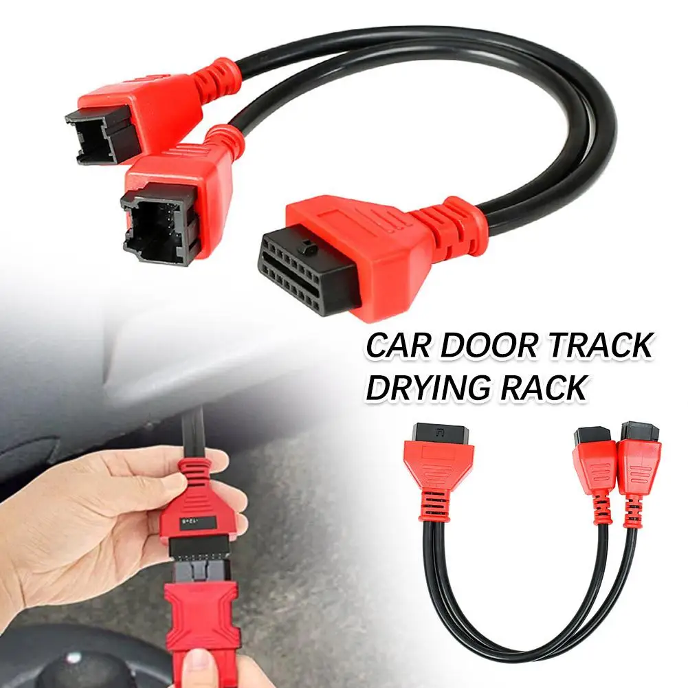 12+8 OBD2 Adapter SGW Bypass Cable for Chrysler Dodge Ram Jeep Fiat FCA Programming Connector Work with Autel MS906 Launch