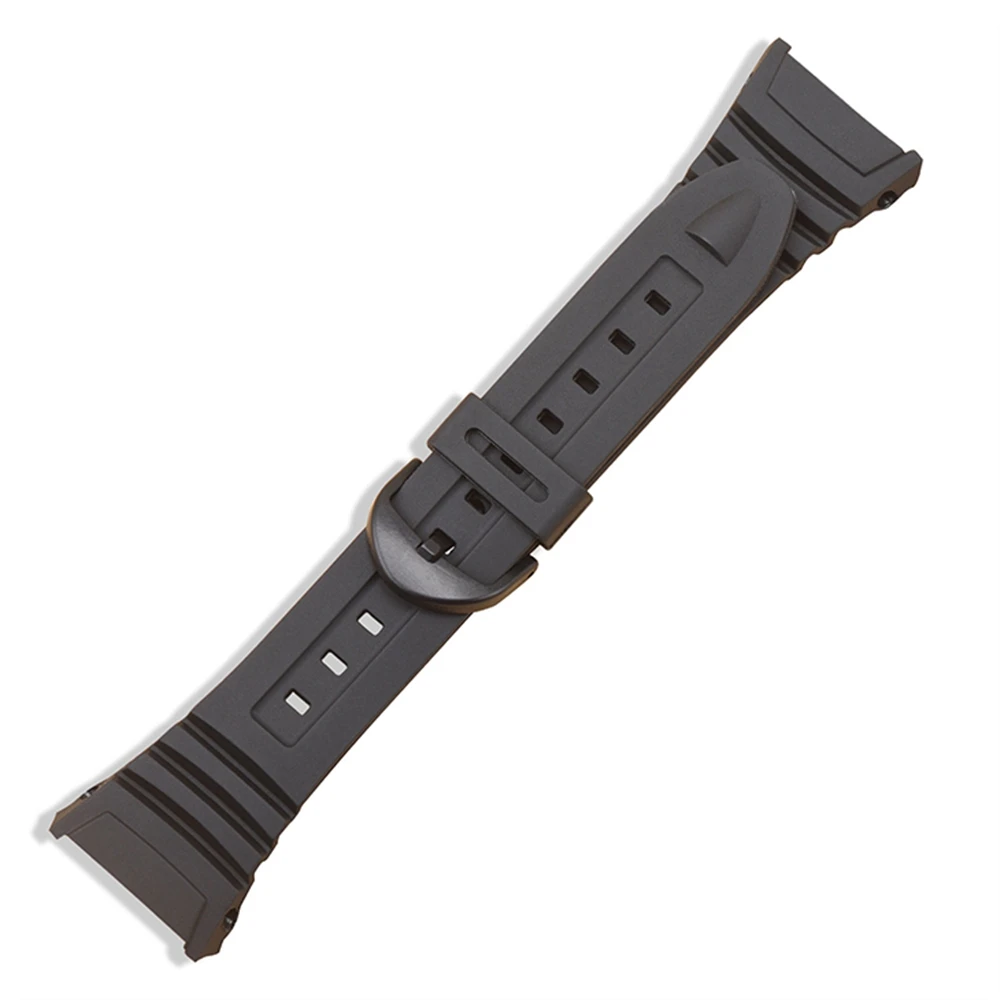 Vervanging Watch Band Pols Voor Casio W96H W-96H Band W-96H-1AV W-96H-9AV Sport Horloge Accessoires Waterdichte Pu Riem