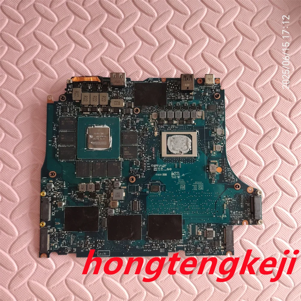 

HDQ53 LA-L761P для Dell Alienware M17 R5, материнская плата для ноутбука CN-0R5XW9 Ryzen7 6800H RTX3070TI, материнская плата, 100% протестировано, ОК