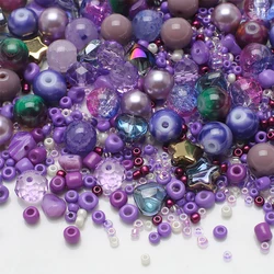 40g Mixed Size Colorful Czech Glass Seed Beads Round Beads With Holes DIY Bracelet Charms Necklace Beads For Jewelry Making