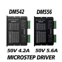 Microstep Driver DM542 DM556 Digital Motor Driver Suitble for 42 57 Stepper Motor Nema17 Nema23 Supply Voltage DC 20-50V 1-5.6A