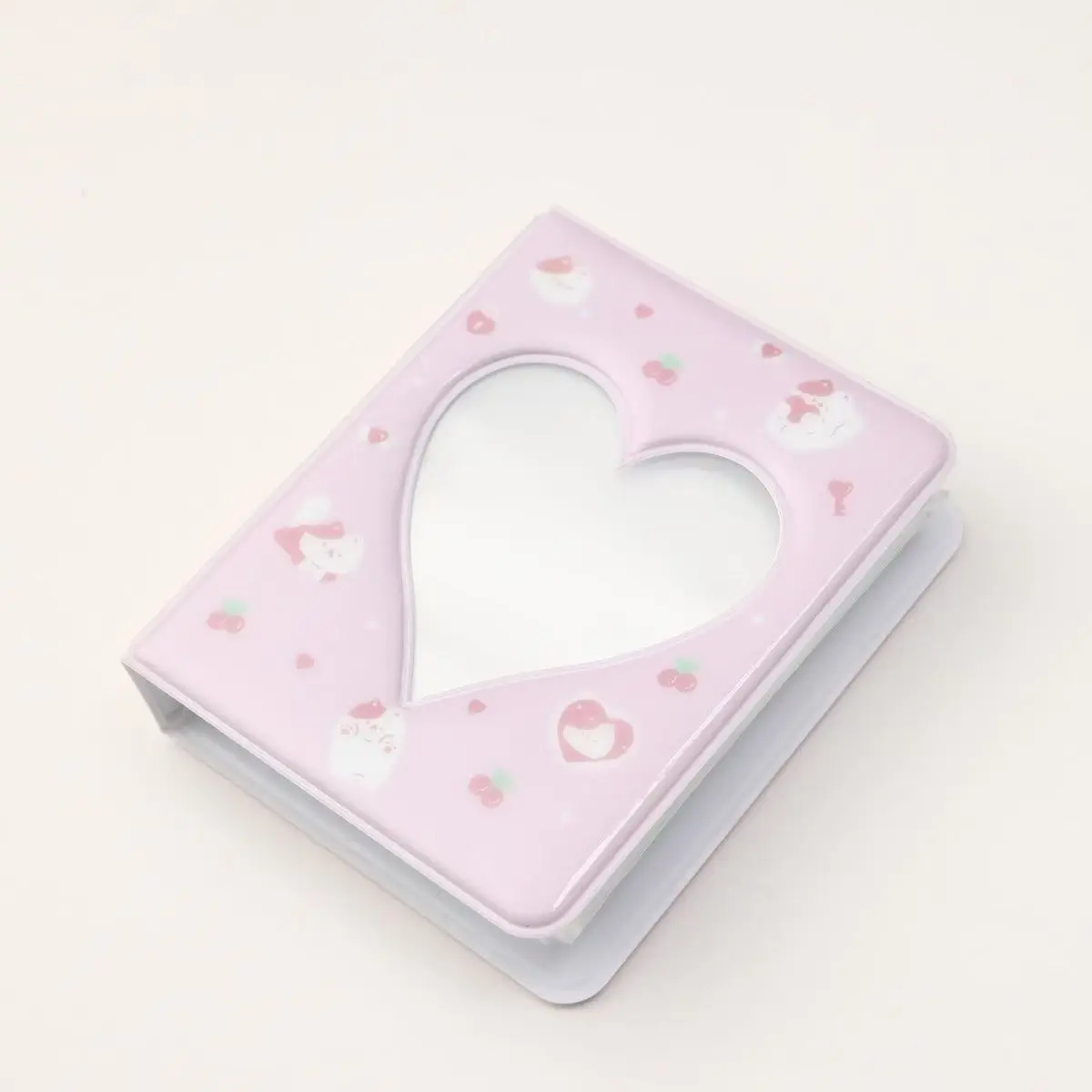 Somenie Cute purple black cat series, heart-shaped hollow out design, Polaroid photo storage, star chasing storage album