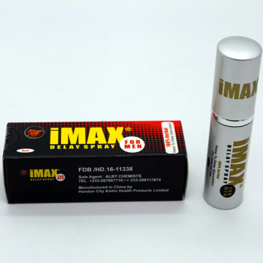 IMAX Delay Spray for Men Male External 60 Minutes SEX Anti Premature Ejaculation Prolong Penis Enlargment Erection