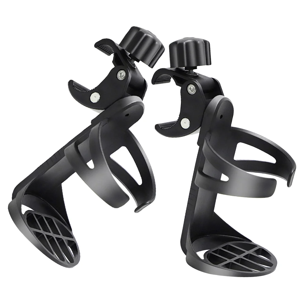 

2pcs Cup Holder For Wheelchair Stroller Walker Cane Portable Easy Install Durable Outdoor Hospital Nursing Home Use Bottle Cage