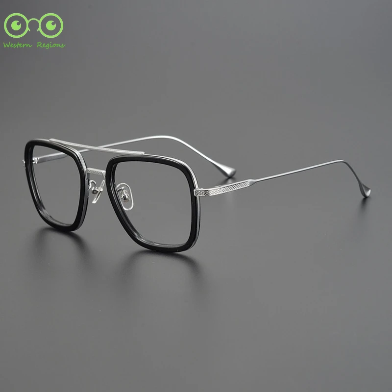 إطار نظارات رجالي من التيتانيوم للتصوير الفوتوغرافي في الشوارع في الهواء الطلق يبيع المشاهير الإناث إطار نظارات شمسية