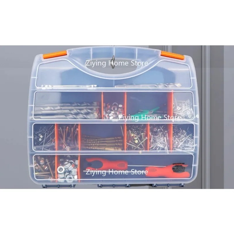 

Suitable for Hand-held Tool Storage Box, Parts Screw Classification Box, Plastic, Single-sided/double-sided