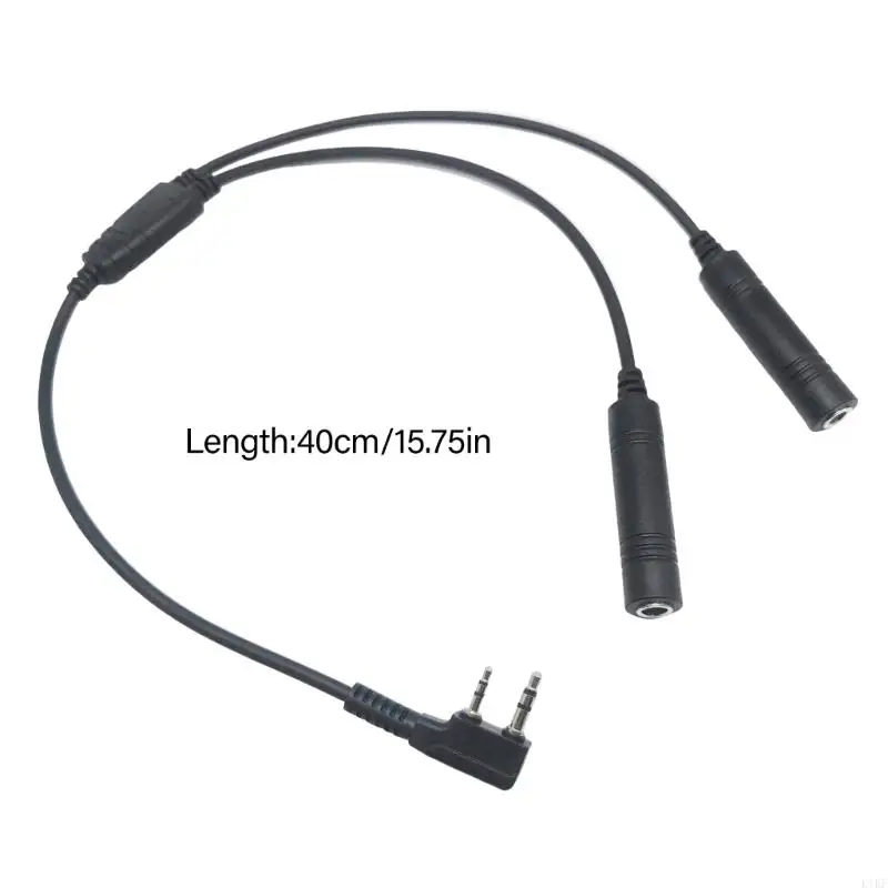 طيار كابل محول تحويل سماعة الرأس لاتصالات الطيران K1KF