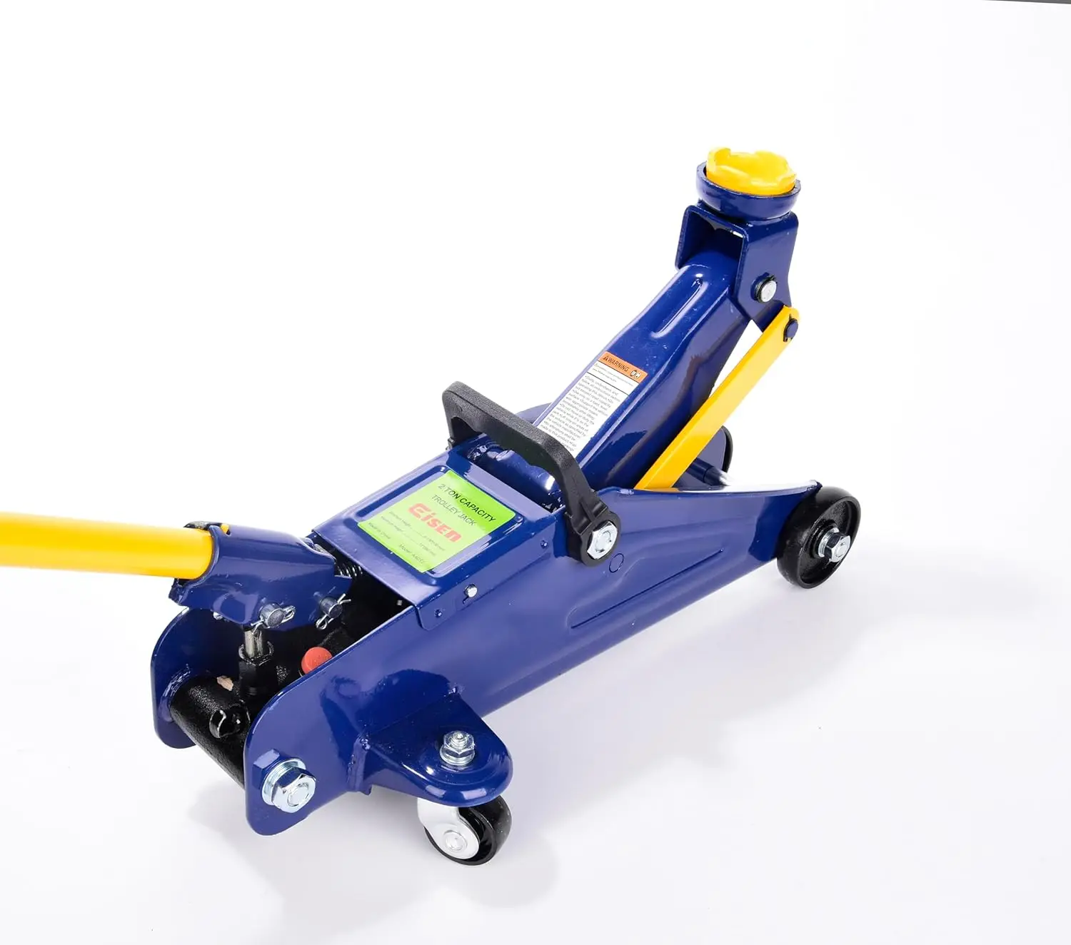 

2 Ton Heavy Duty Hydraulic Floor Jack, 5-1/8' to 13' Lift, Blue, 4400 lb Capacity