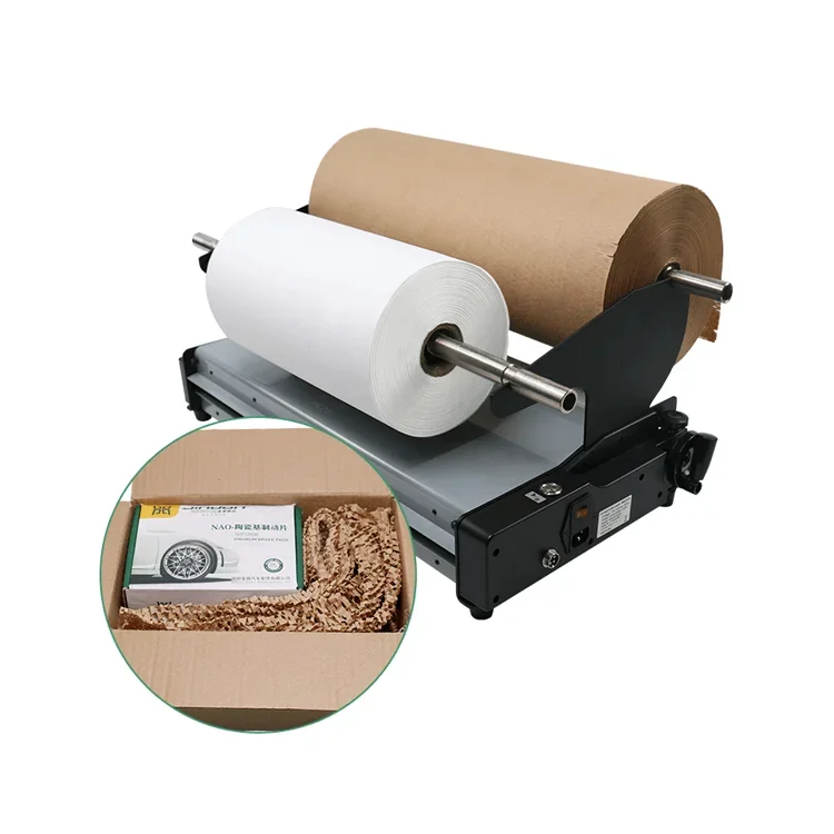 Compostable Paper Wrapping Packaging Eco-Friendly Cushion Machine Honeycomb Paper Dispenser For Protection