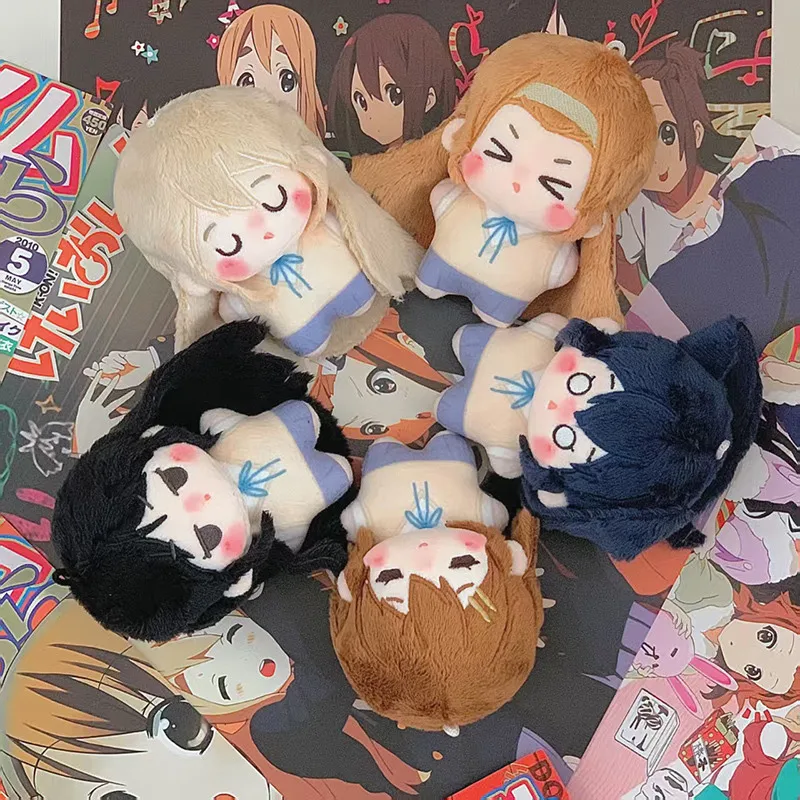

10 см K-ON! Hirasawa Yui плюшевая кукла Akiyama Mio Tainaka Ritsu Nakano Azusa милый плюшевый кулон брелок для девочек подарки на день рождения и Рождество