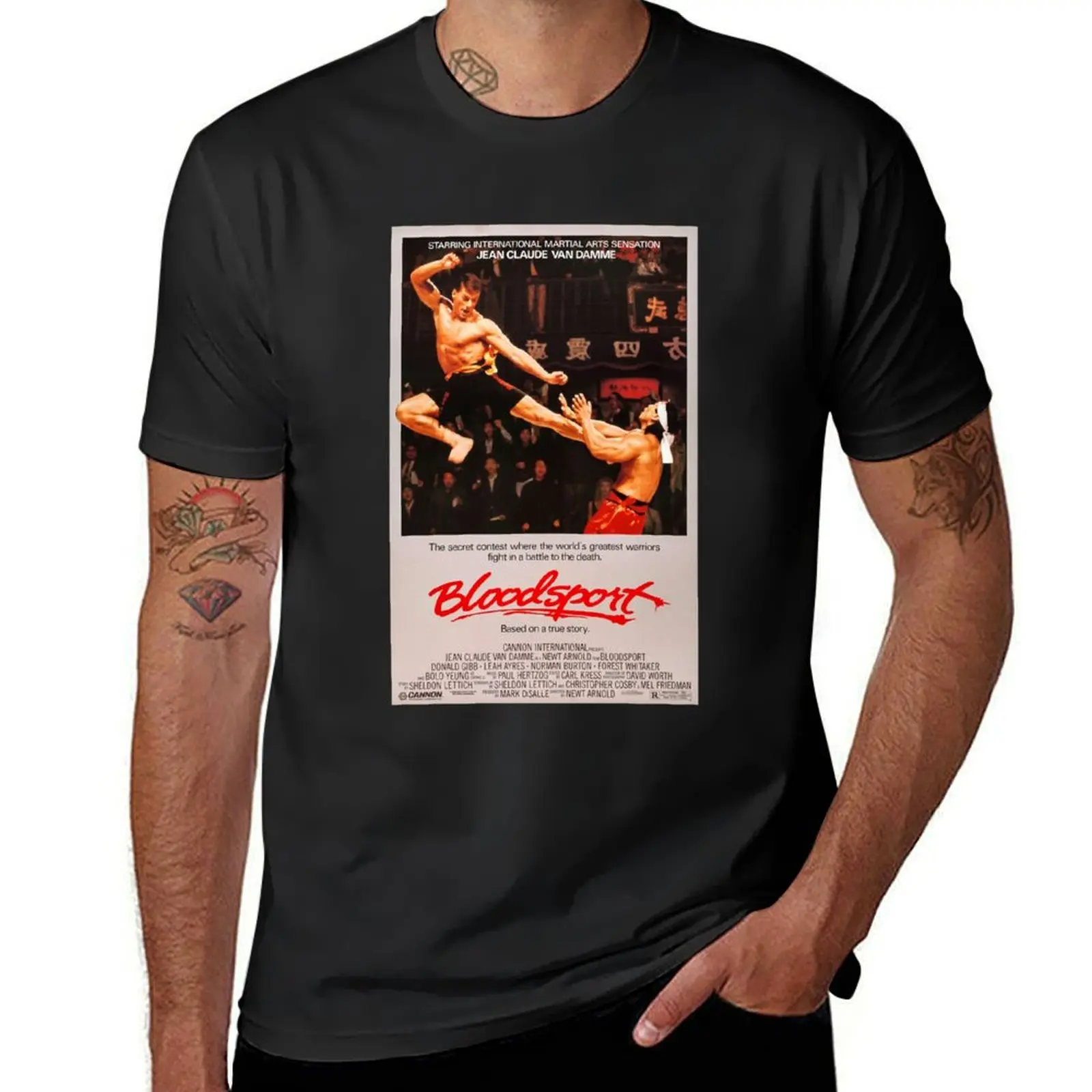 

Bloodsport Poster For Fans T-Shirt sublime vintage clothes anime Men's t-shirt