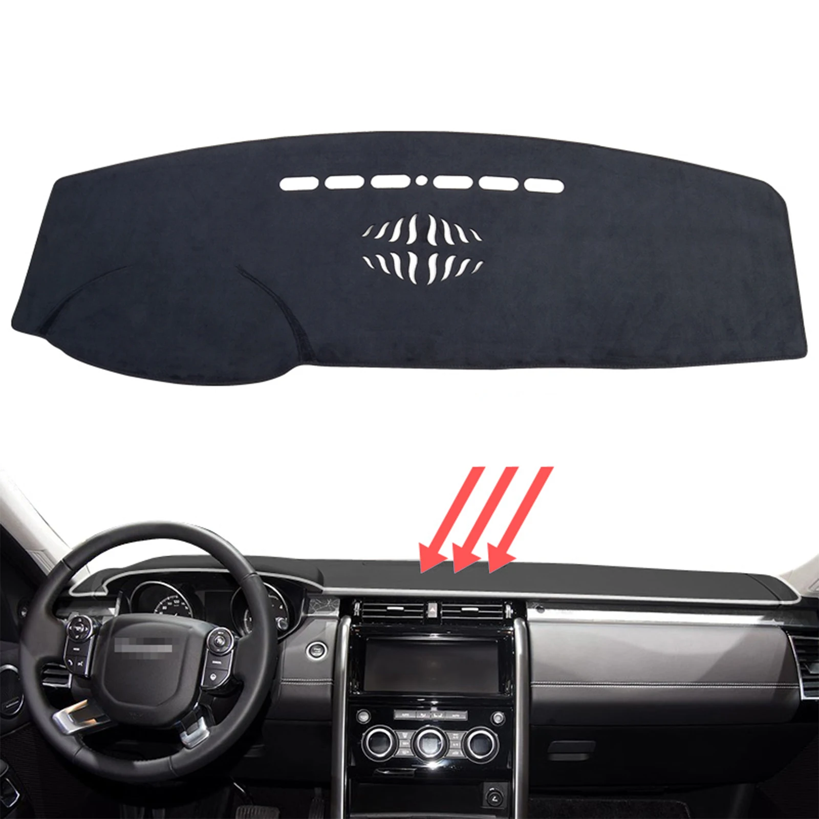 

Car Dashboard Mat for Land Rover Discovery 5 2017 2018 2019 2020 LR5 Sunshade Protective Carpet Dash Mat Dashmat