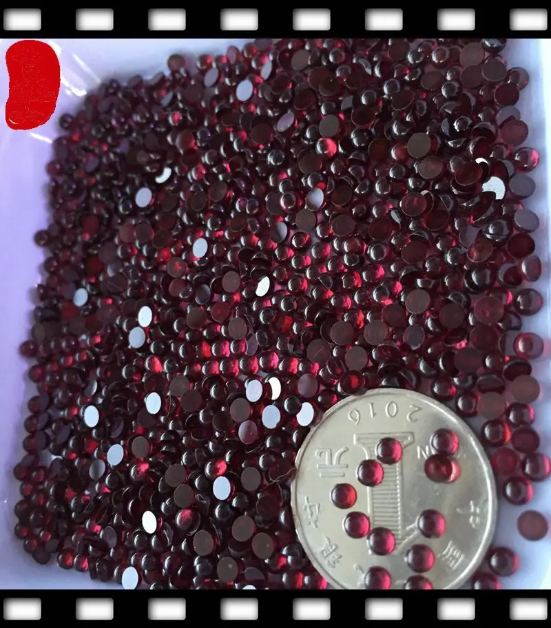 Wholesale 20pcs/pack Natural Red Garnet 3mm 4mm Round Cabochon,Semi-Precious Gemstone Jewlery Cabochon Ring Face