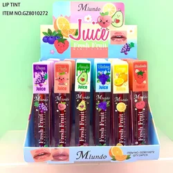 24Pcs Cute Little Bear Matte Ink Liquid Lipstick Highly Pigmented Long Lasting Moisturizing Lip Cream Lips Makeup