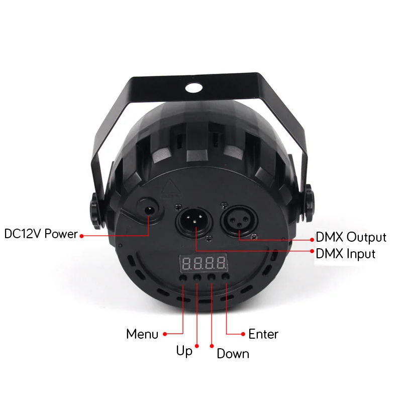 디스코 파티용 LED 파 조명, 노래방 나이트 클럽 바 스트로브, DMX512 제어