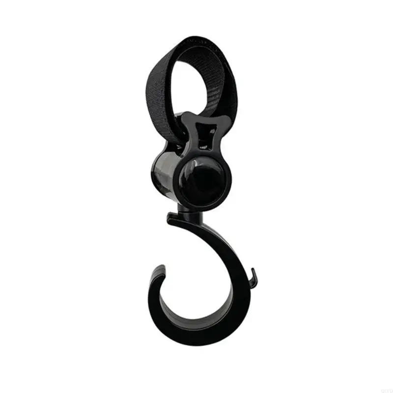 1/2Pc Convenient Strollers Bag Hanger Adjustable Pushchair Cart Handlebar Organiser Hook for Outings and Shopping Trip