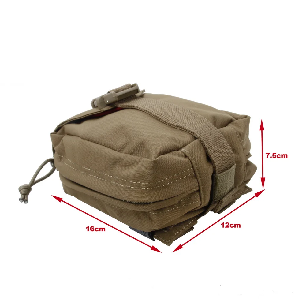 Tactical MOLLE Medical Pouch First Aid Bag EMT Utility Pack Rip-Away IFAK Pouch for  Hiking Camping Hunting Gear