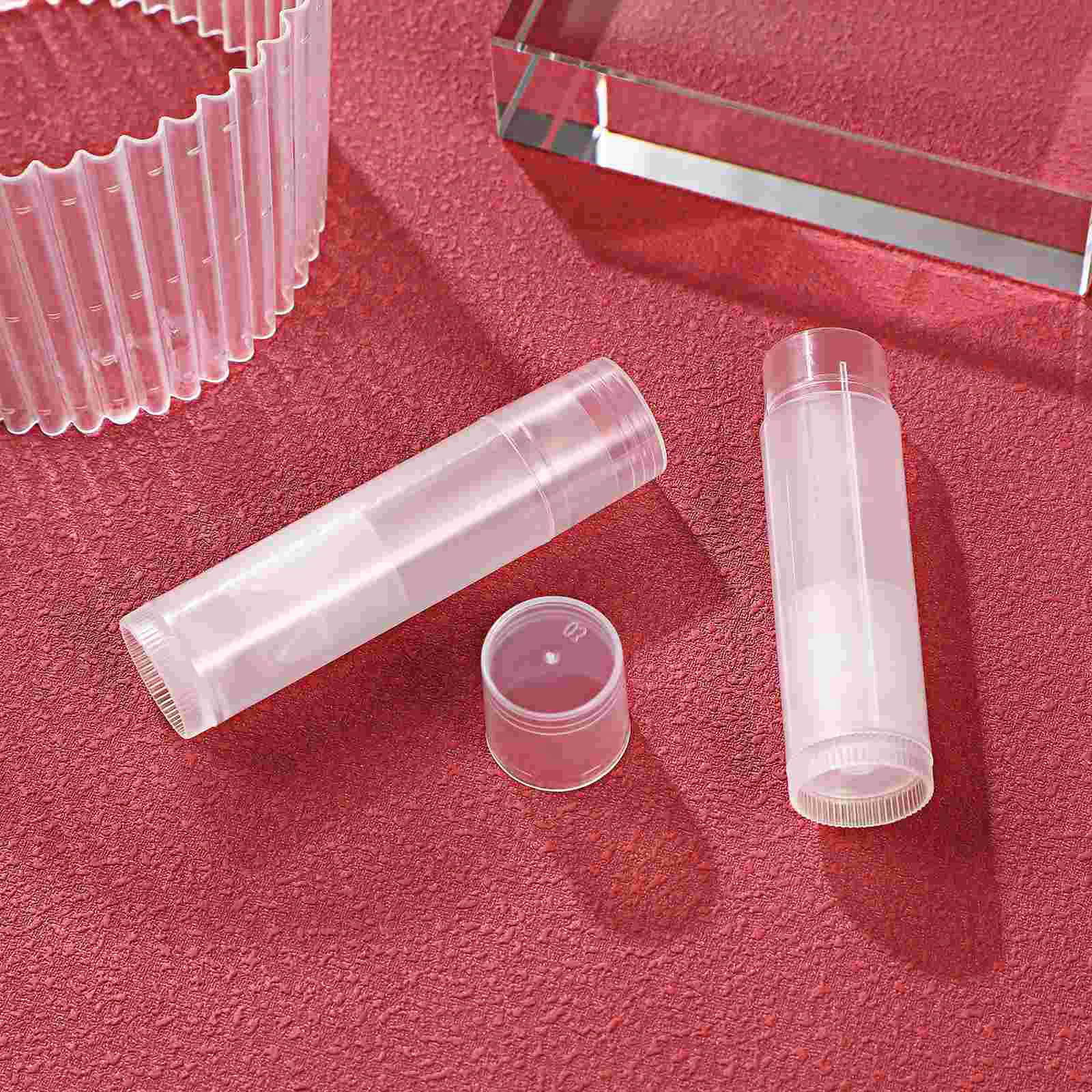 25 Pcs Travel Lip Gloss Holder Tubes Lipstick Refillable Containers Empty Balm Size