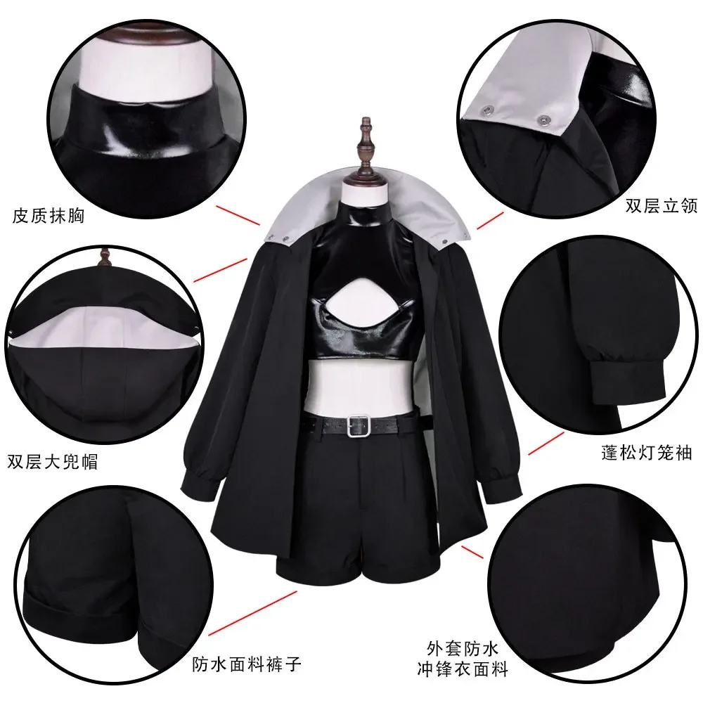 Anime Call of The Night Nanakusa Nazuna Wig Yamori Ko Asai Akira Coaplay Costume Maid Dress Men Women Uniform Suit Halloween