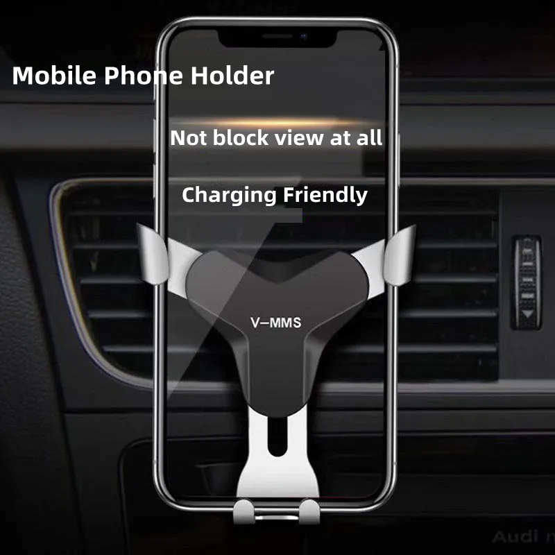 Gravity Car Holder For Phone in Car Air Vent Mount Navigation Holder No Magnetic Mobile Phone Stand Support Smartphone Bracket