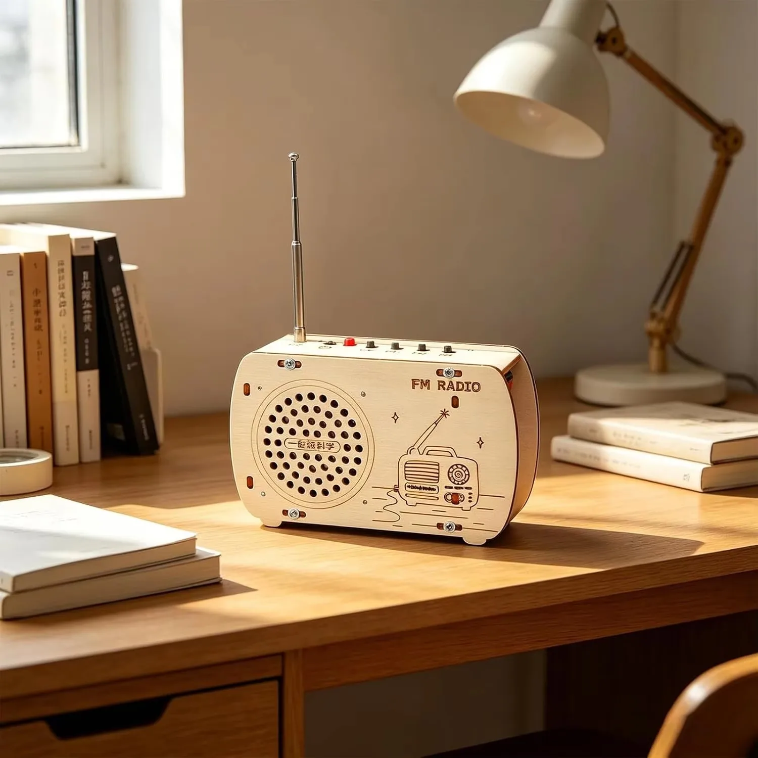 FM Radio Kit for Kids STEM Projects Science Toys DIY Electronic Experiment Engineering Building Project 3D Puzzles