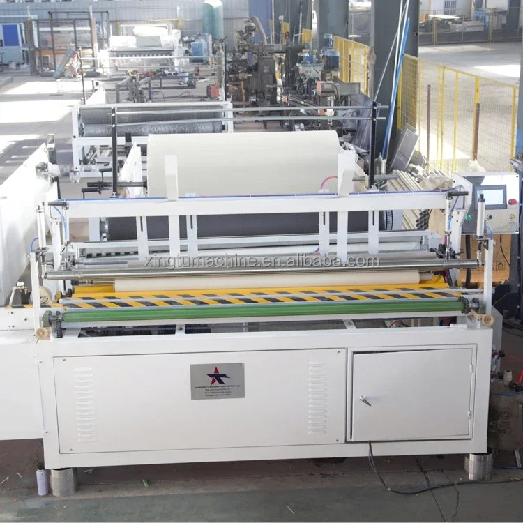 YG Customized Automatic Kitchen Towel And Toilet Paper Roll Making Machinery With PLC & Engine 380V 50HZ