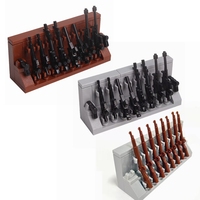 Military Weapon Rack Toy Spear Guns SWAT Educational Toys for Children Model Building Blocks Kids Gifts  Military Parts