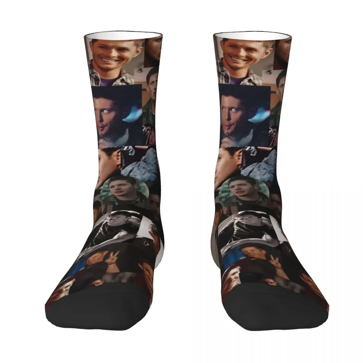 جوارب Dean Winchester للتلفزيون الخارق للطبيعة، جوارب غير رسمية للرجال، جوارب جري متوسطة ناعمة، جوارب شتوية مضادة للانزلاق #2