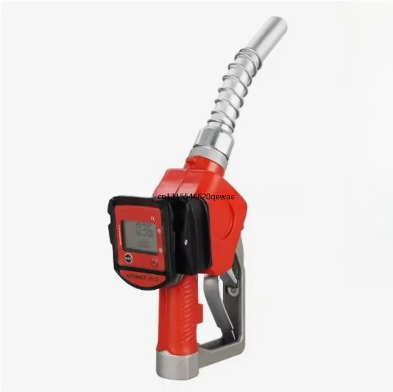 K28 Digital Flow Meter Fueling Nozzle Diesel   Fuel Gun Oil Fill Nozzle Aluminum Refuel Injection Tools New