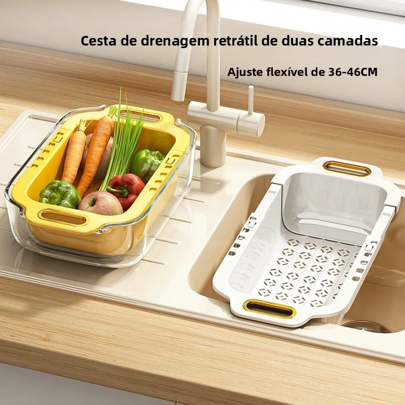 double-layered-kitchen-sink-fruit-basket-drain-basket-vegetable-washing-basin-luxury-minimalist-design-plastic-dining-utensils