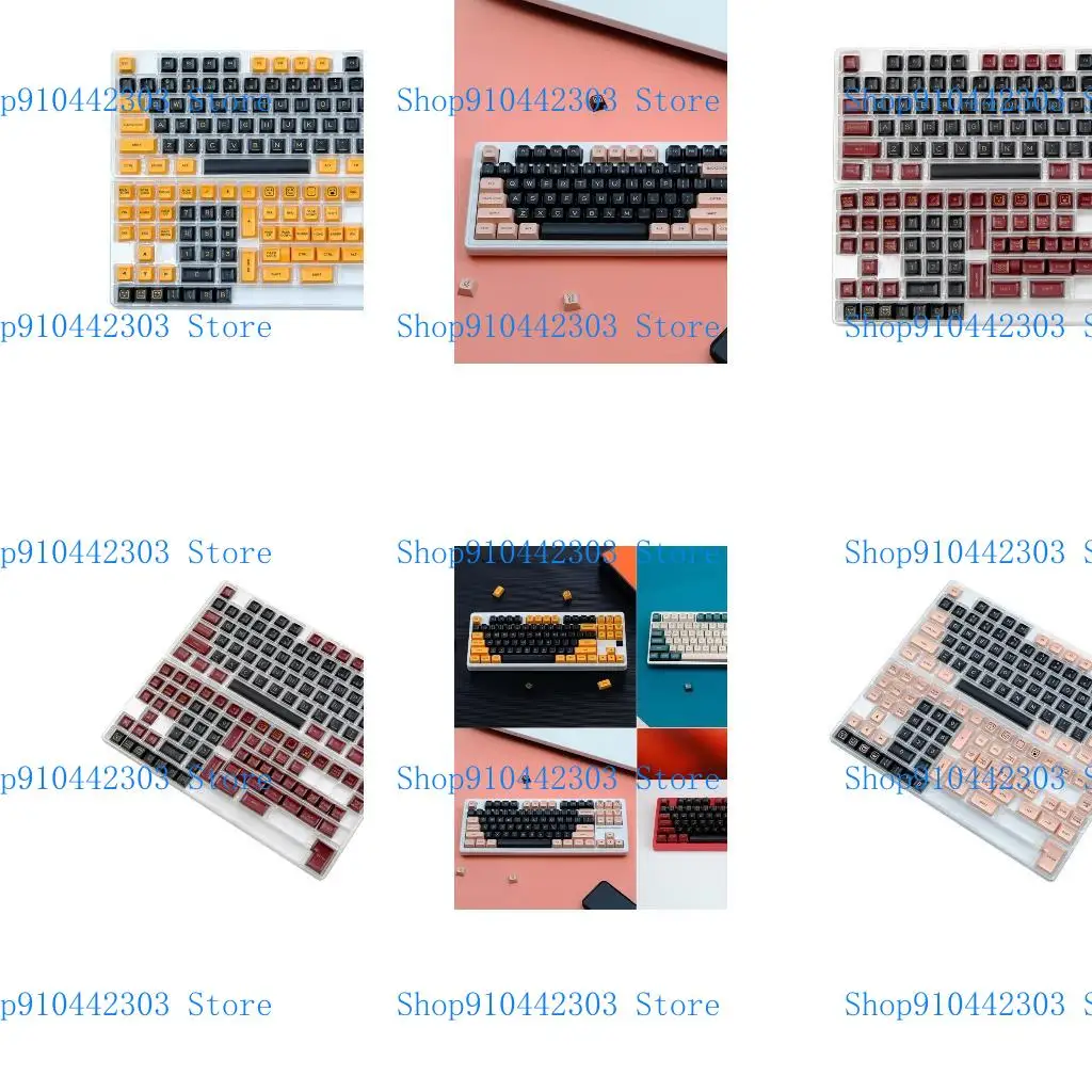 

L4MD PBT Double Shot Incessions Profile Cap Cap, 142peeces, 2 Tone Design для механических клавиатур