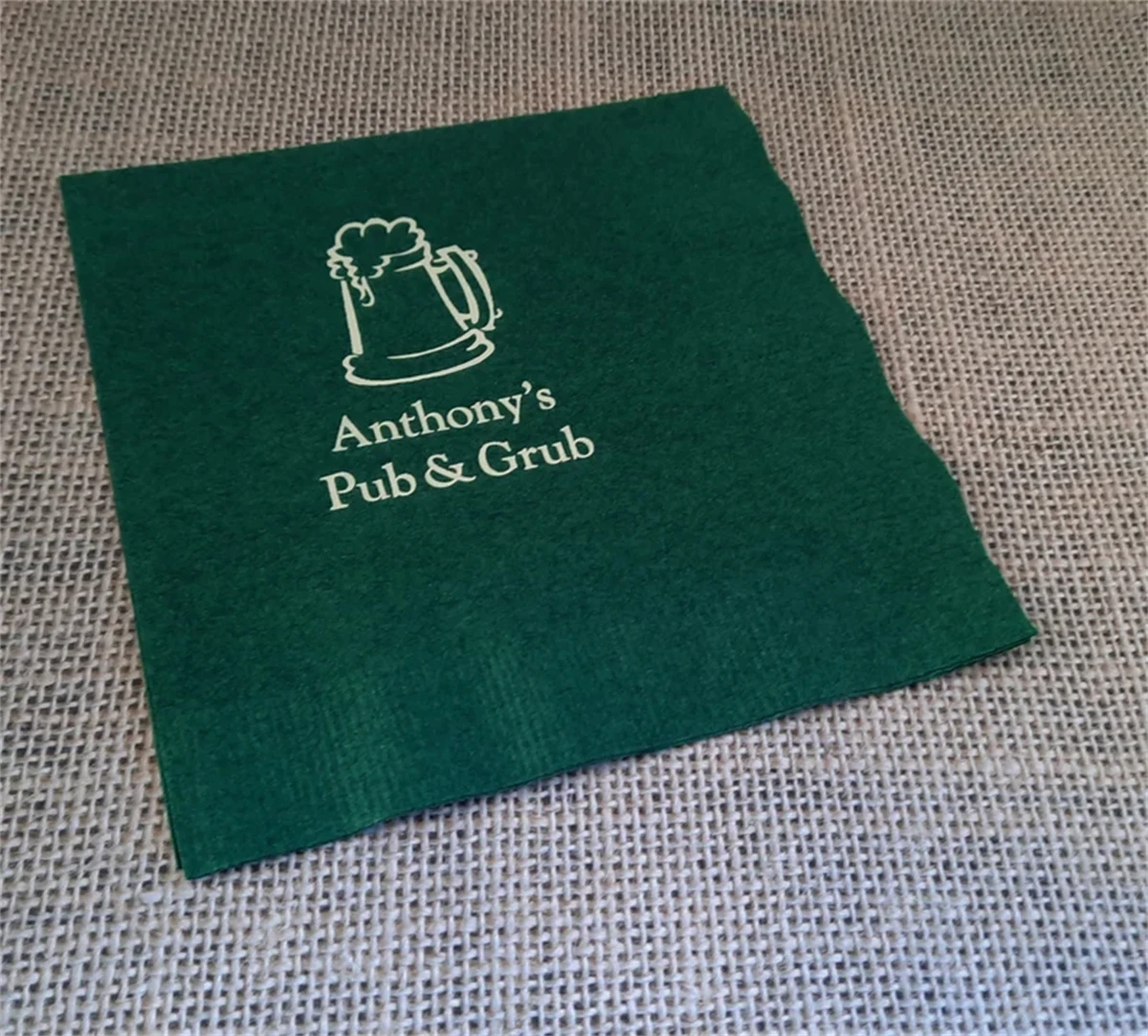 50Pcs Personalized Beer Birthday Mens Birthday Napkins Wine Napkins Adult Birthday Party Napkins Bar Napkins Cocktail Napkins