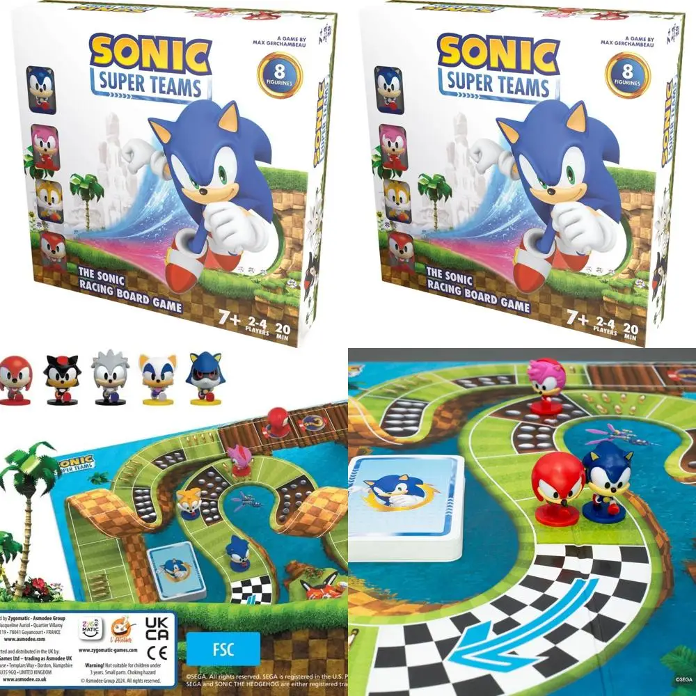 

Zygomatic: Super Sonic Teams Card Game for Ages 7+, 2-4 Players, 20-40 Min Playtime