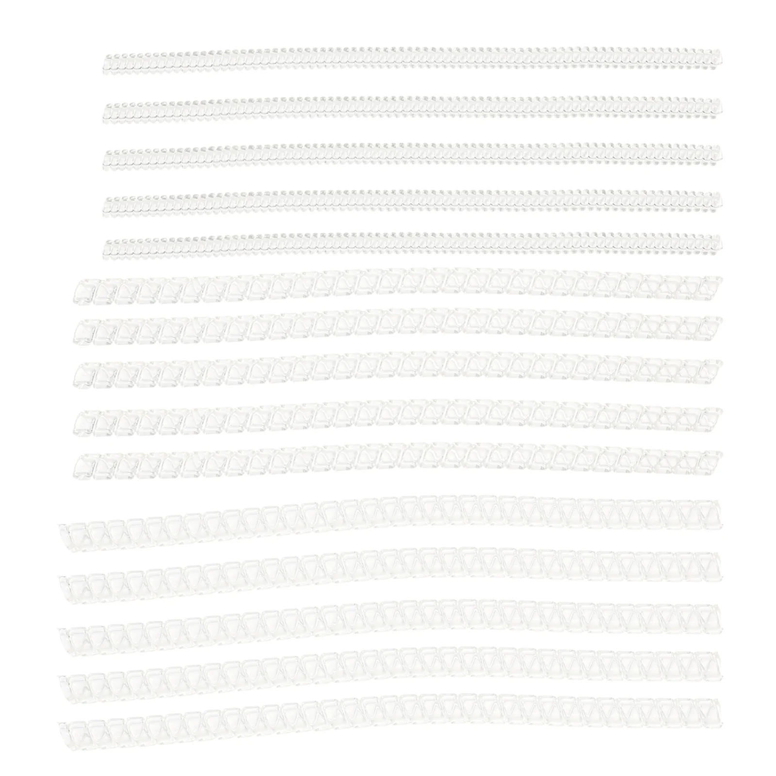 

15Pcs Invisible Ring Size Adjuster Jewelry Tightener Spiral Clear Plastic Spring Ring Guard for Loose Rings Protection