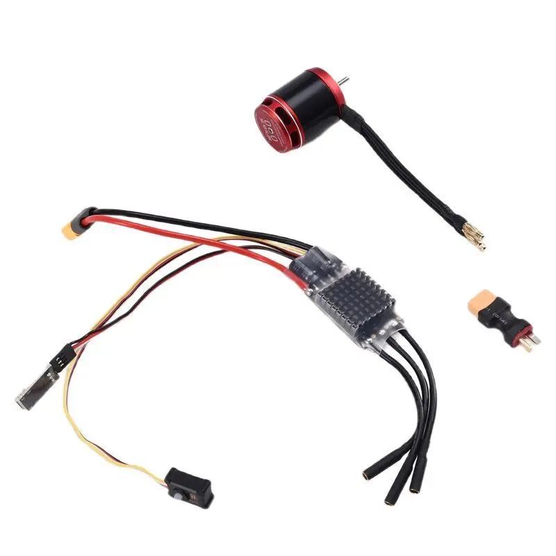 

Best-For 1/10 TRX4 TRX6 SCX10 RC Crawler Upgrade Parts 540 Brushless Micro AM32 ESC 80A& 3542 Brushless Outrunner Motor