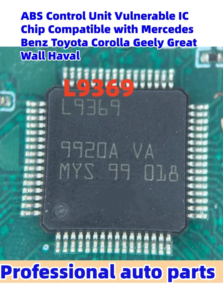 

5 PCS/LOT L9369 ABS vulnerable chip for Mercedes Benz Corolla, Great Wall Geely, BYD car body computer IC brand new