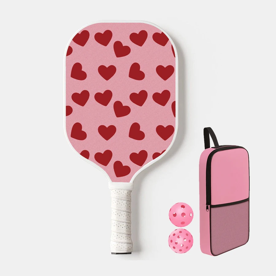 Lucky018 Thermoformed T700 Raw Carbon Fiber Fiberglass Pickleball Paddle Spin Textured Surface With Foam Edge Ergonomic Grip