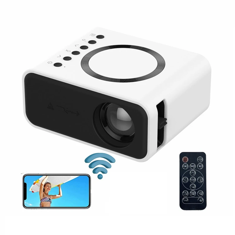 

Mobile Video Mini Projector Theater Media Player Wired Wireless Same Screen Projector For Iphone Android