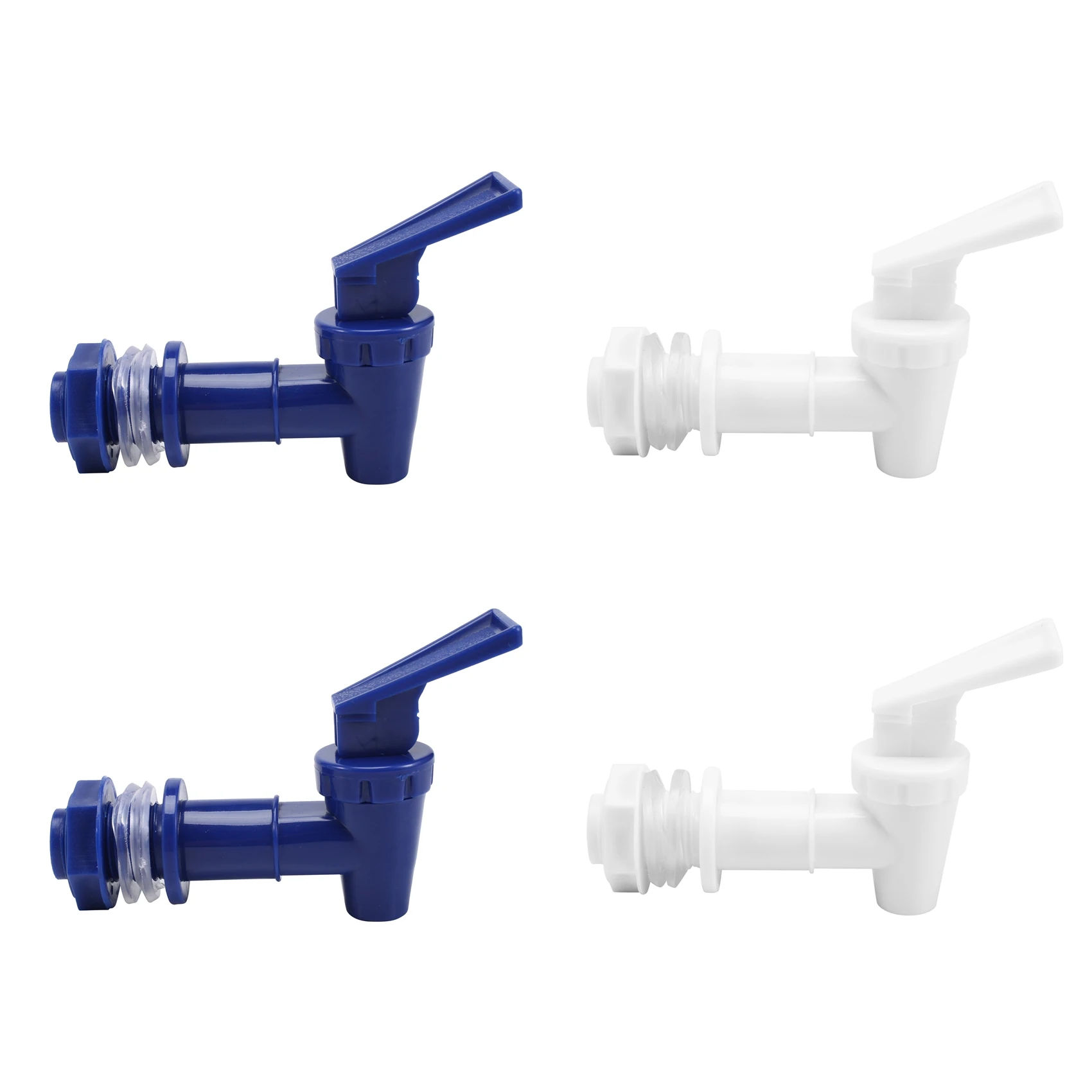 4 Pack Replacement Cooler Faucet Water Bottle Jug, Dispenser Tap Spigot Spout Water Beverage Lever Pour Dispenser Valve