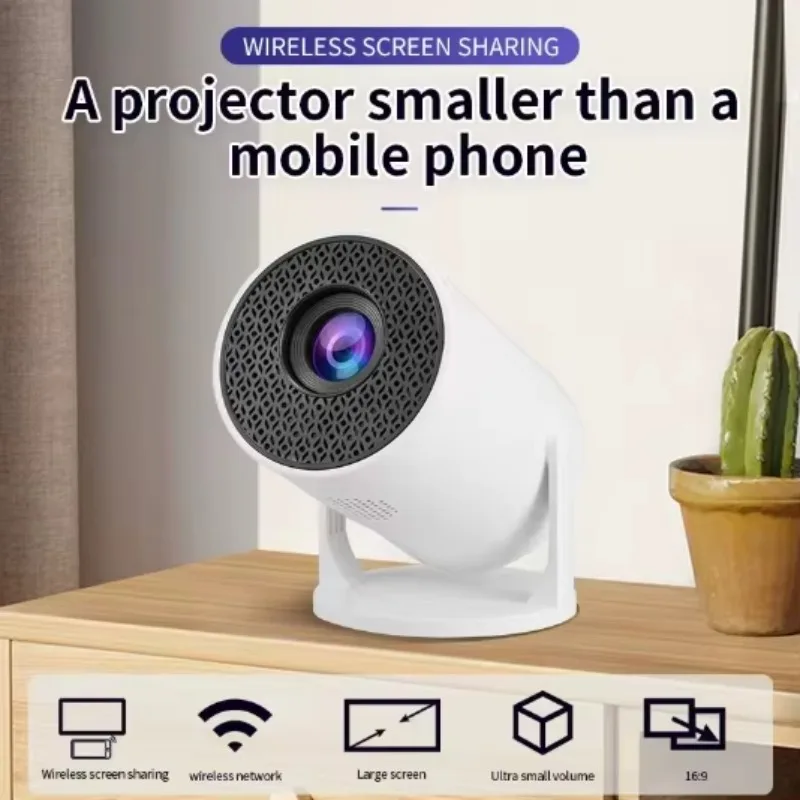 Hot Selling M5 Hy300mini Projector 500 Lumens Dual Wifi Mobile Phone Wireless Screen Projection Portable Video Projector view 4