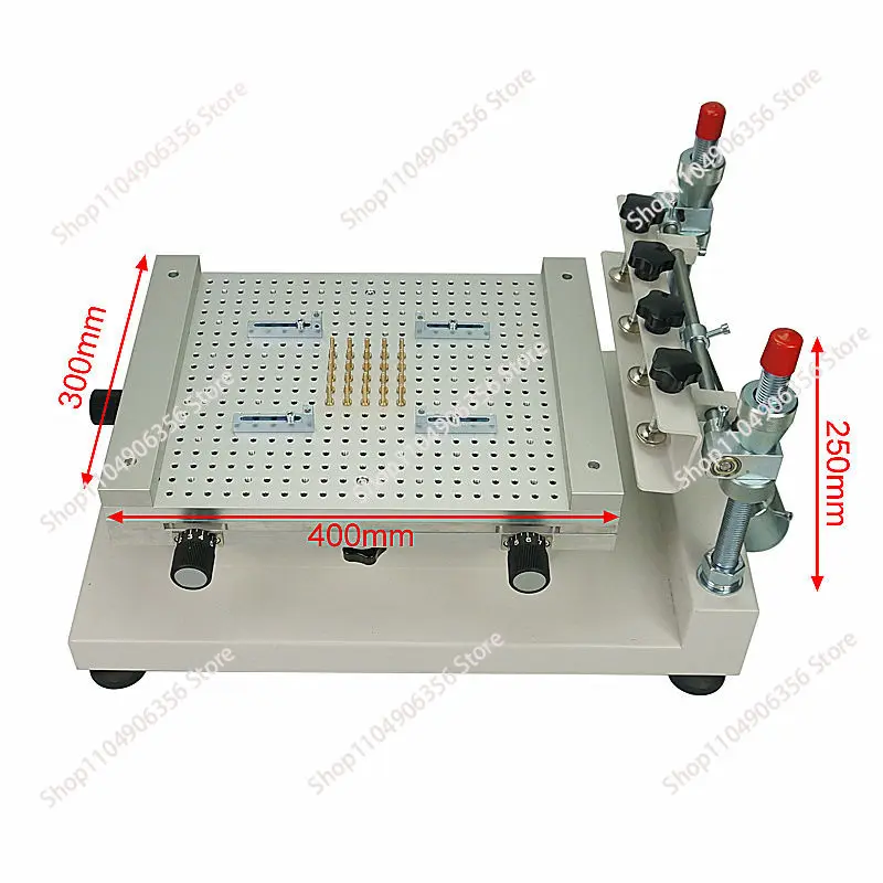 for Solder Paste Printer Silkscreen Printing Machine High Precision SMT Screen Printer Single Double-sided Circuit Board Paste