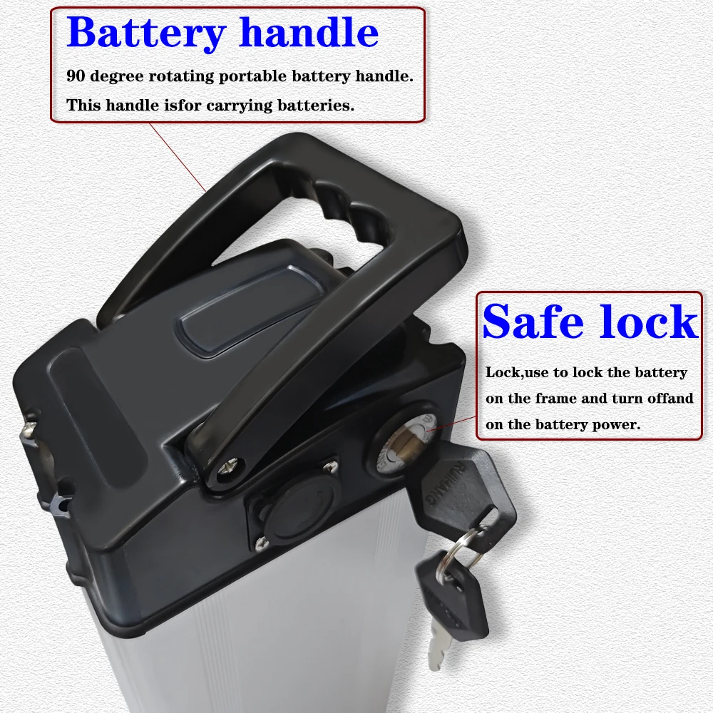 

Haiba 36V Lithium ion Ebike Bicycle Battery Pack 10Ah 15Ah 20Ah For MiFa CMACEWHEEL GW20 750W Folding Bike