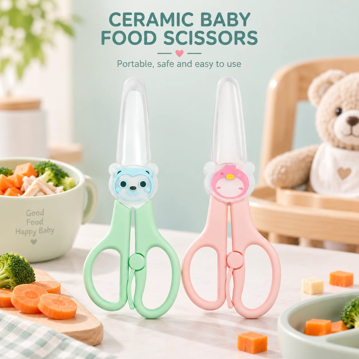 Ceramiczne nożyczki do krojeni – Baby Food Scissors recenzja i cena