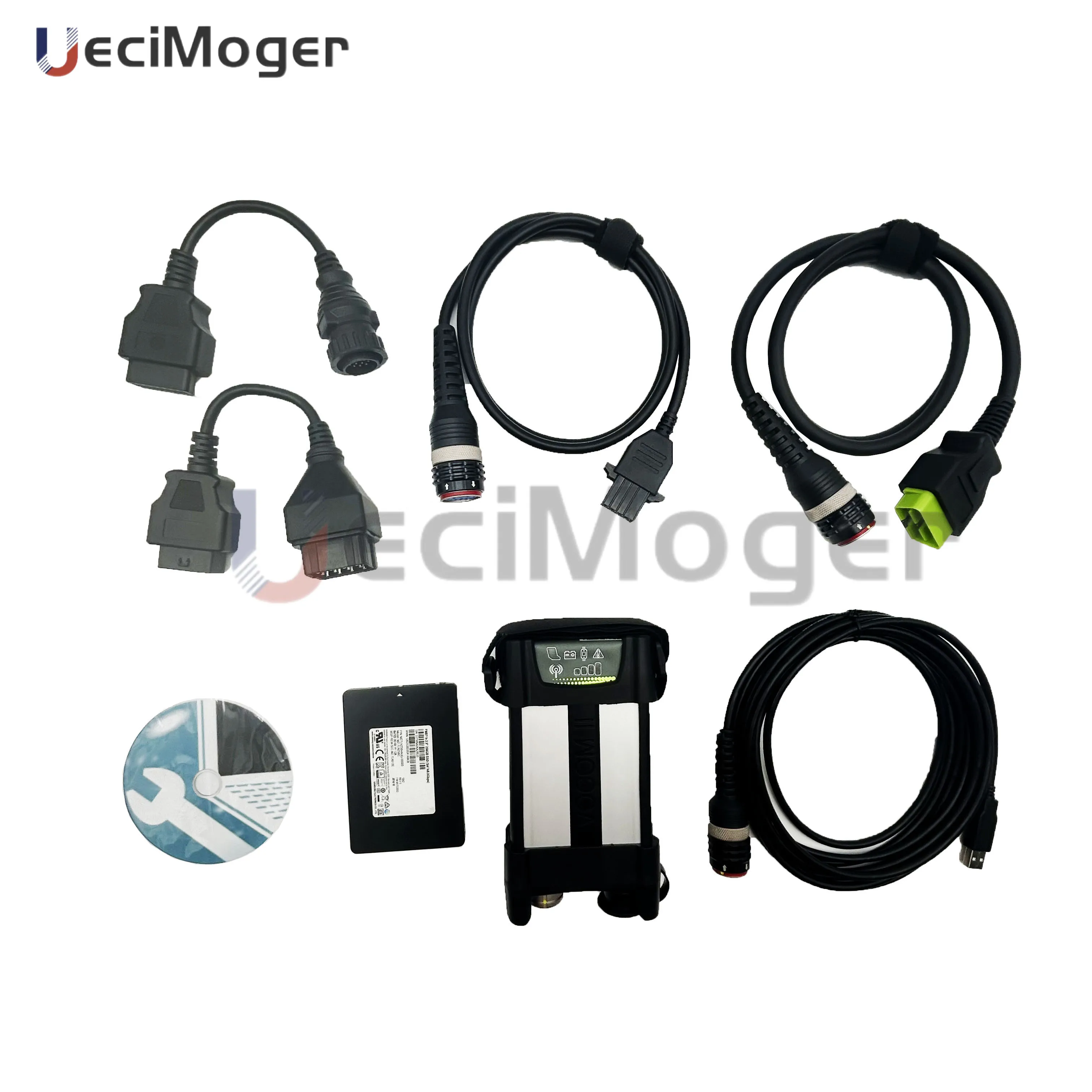 88894000 Diesel EFI Engine Block Diagnostic Tool Programmable VOCOM For Volvo VOCOM II Excavator Software PTT2.8.241