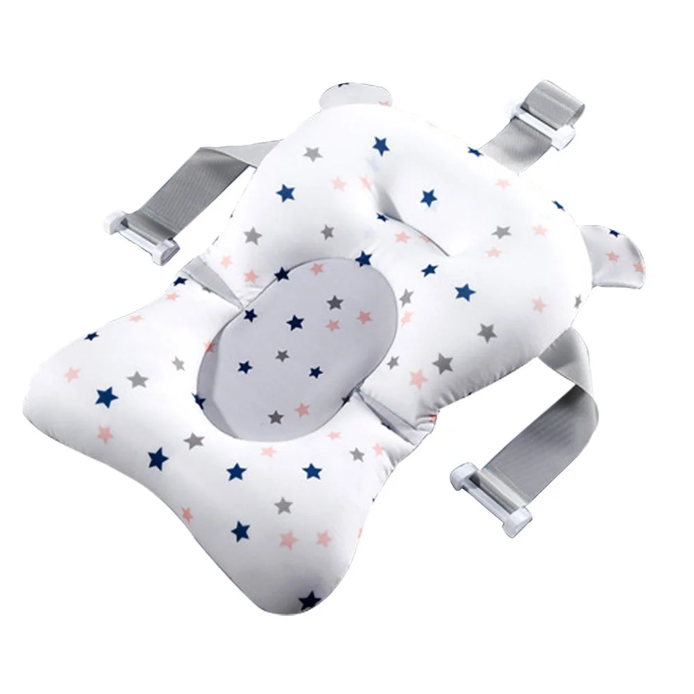 

Infant Floating Bath Net Bath Seat Support White Polypropylene Cradle Newborn Tub Sling Breathable Mesh Safe No Odor Easy